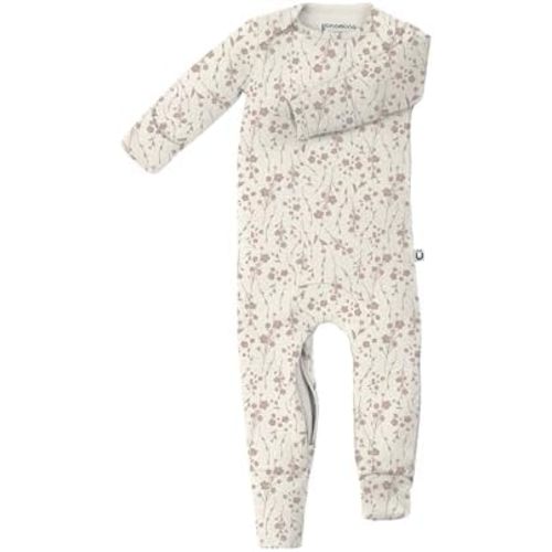 GUNAMUNA Convertible Baby Footie Pajamas, 2-in-1 Romper with Diaper-ZiP, Fold-Over Mittens & Cuffs