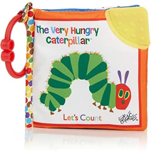 Let's Count Soft Book - World of Eric Carle The Very Hungry Caterpillar Baby Teething Crinkle Book