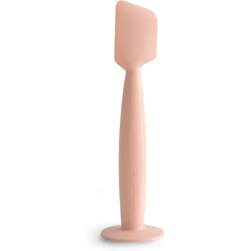 mushie Diaper Cream Applicator Soft Silicone with Suction Base (Blush)