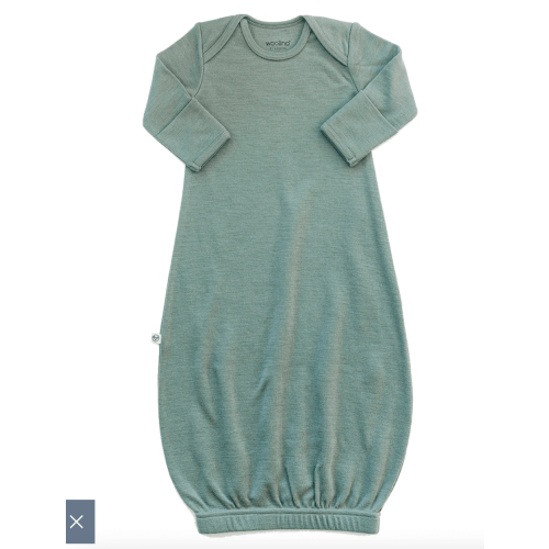 Merino Wool Baby Gown |Natural Merino Wool Baby Sleepwear – Woolino