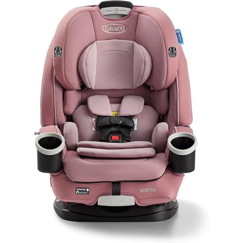 Graco 4Ever DLX 4-in-1 Car Seat, Maven | Infant to Toddler Car Seat, with 10 Years of Use | Rear-Facing, Forward-Facing and Booster Modes | Safe, Comfortable and Convenient