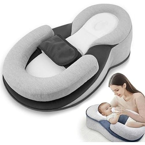 Keesley Baby Bed Acid Reflux, 2025 New Keesley Rest Nest Baby Bed, Babies Feeding Support Pillow, Newborn Feeding Pillow