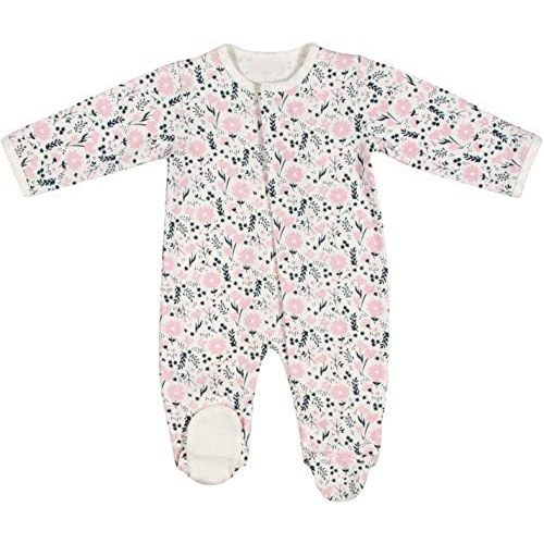 Magnetic Me Footie Pajamas - 100% Organic Cotton Baby Pajamas - Quick Magnetic Fastener Sleeper for Baby Boy and Girl