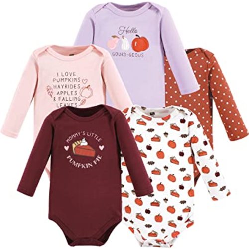 Hudson Baby unisex-baby Cotton Long-sleeve Bodysuits