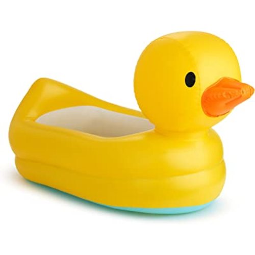 Munchkin® Duck™ Inflatable Baby Bathtub with White Hot® Heat Alert, Classic Yellow Ducky