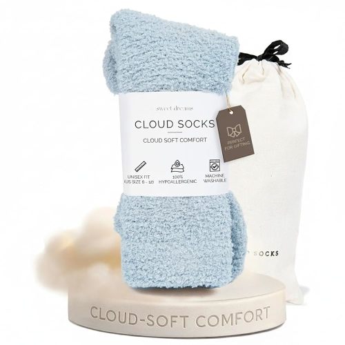 Unboxme Gifts Warm & Cozy Ultra-Luxe Cloud Sock for Women & Men - Super Soft Luxurious Fabric Sleep Socks