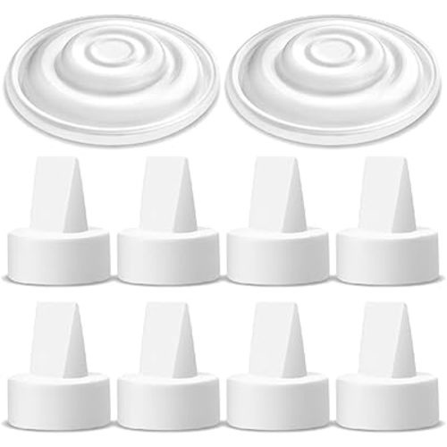 Maymom Pump Parts Compatible with Spectra S1 Spectra S2 Spectra Incl Duckbill Valve Replace Spectra Duckbill Valve Spectra S2 Replacement Parts Not Original Spectra Pump Parts (8 Duckbill 2 Membrane)