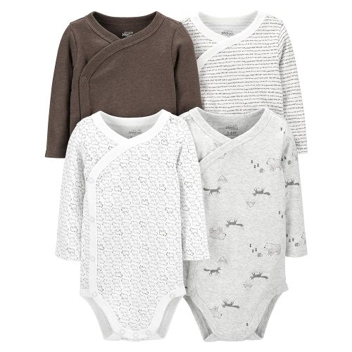 Simple Joys by Carter's unisex-baby 4-pack Side Snap Bodysuit