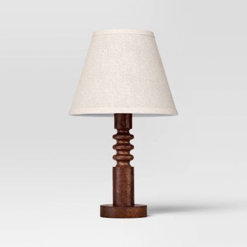 Mid Tone Wood Table Lamp - Threshold™