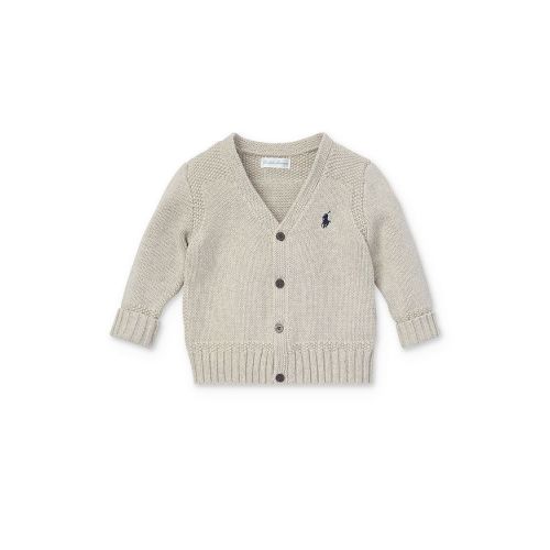 Boys' Combed Cotton Sweater - Baby 12M