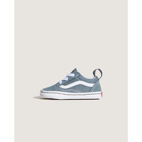 Infant Old Skool Crib Shoe in Stormy Weather Blue | Vans