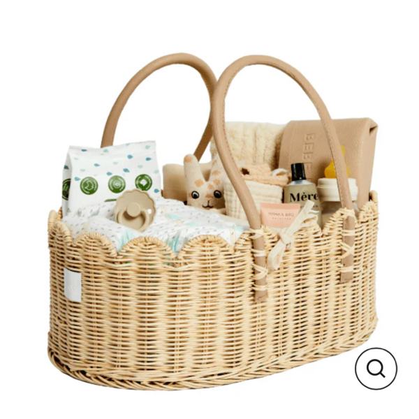Bebe Bask Poppy Diaper Caddy