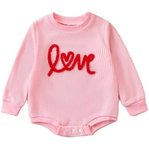 Amiblvowa Newborn Infant Baby Girl Oversized Sweatshirt Bubble Romper Crewneck Lucky Onesie St Patricks Day Clover Outfit