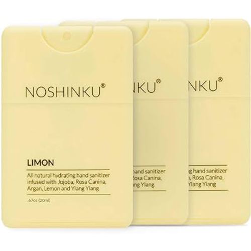 Noshinku Pocket Hand Sanitizer | Bundle (Limon Refillable (3-Pack))