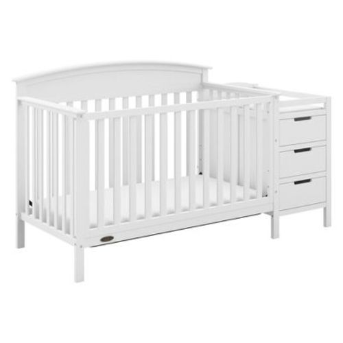 Graco Benton 4-in-1 Convertible Crib And Changer - Black