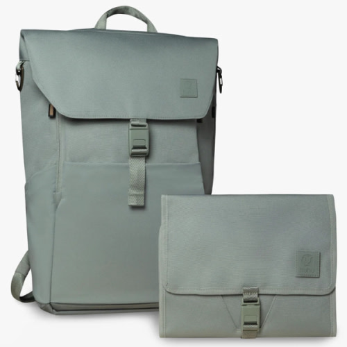 Huhu Everyday Diaper Backpack & Changing Wallet Bundle / Outdoorsy Sage, 15% Code: STROLLERMOM15