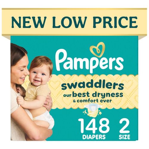 Pampers Swaddlers Sensitive Disposable Diapers - Size 2 - 148ct