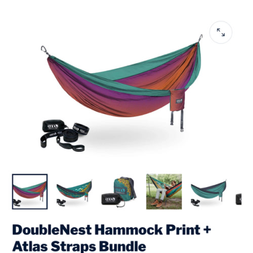 DoubleNest Hammock Print + Atlas Straps Bundle