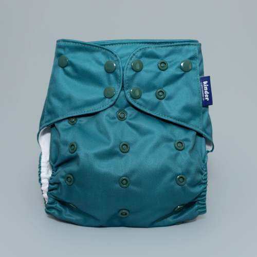 Solid Color: Essentials Pocket Cloth Diaper with Athletic Wicking Jersey, Grows with your Baby