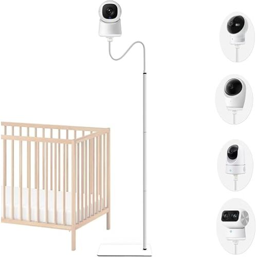 EYSAFT Baby Monitor Floor Stand Holder Mount Compactible for eufy E20,E21,E30, Indoor Cam S350,Spaceview E110, Spaceview pro E210,E220
