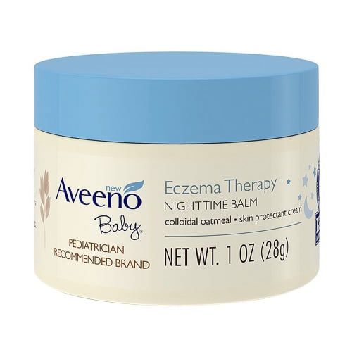 Aveeno Baby Eczema Therapy Nighttime Balm For Skin, 1 oz, 2 Pack