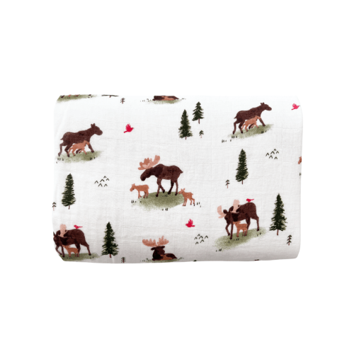 Muslin Swaddle, Moose