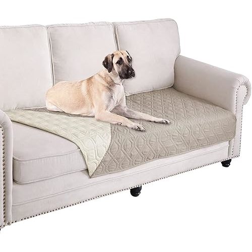 Ameritex Waterproof Bed Cover Blanket for Furniture Bed Couch Sofa Reversible