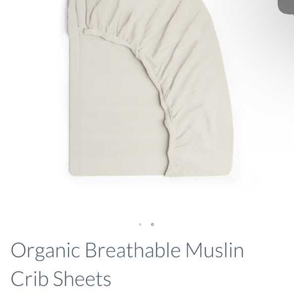 Organic Breathable Muslin Crib Sheets