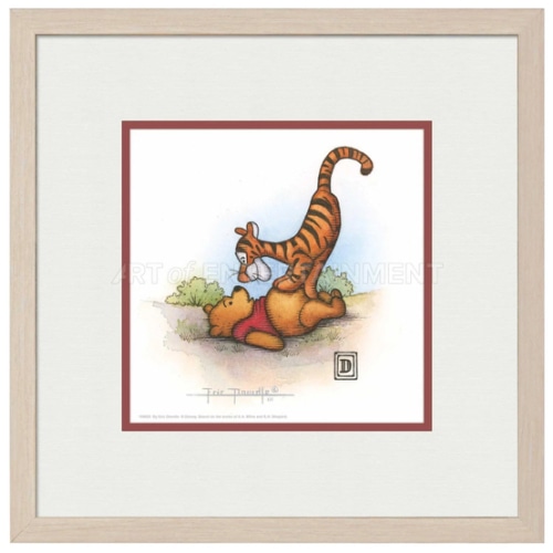 Tigger and Winnie the Pooh By Eric Dowdle - Framed Paper Print – Disney Art On Main Street