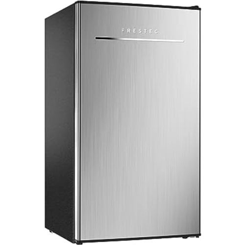 Frestec 3.1 Cu. Ft. Mini Fridge with Freezer, Small Refrigerator, Mini Fridge for Bedroom, Single Door Compact, Energy Saving, Low Noise, Mini Fridge for Office