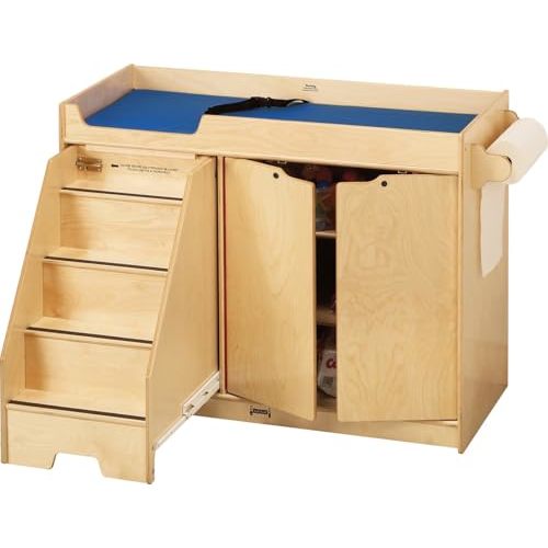 Jonti-Craft 5131JC Changing Table with Stairs, Left
