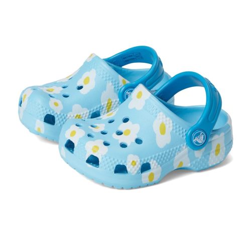 Crocs, Classic Littles Clogs (Infant), Tinted Glass, 2-3, Medium