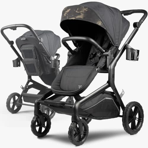 Tactical Baby Gear S-1 Stroller – All-Terrain, Rugged Lightweight Design, Adjustable Canopy, Basket Storage, Infant & Toddler Compatible