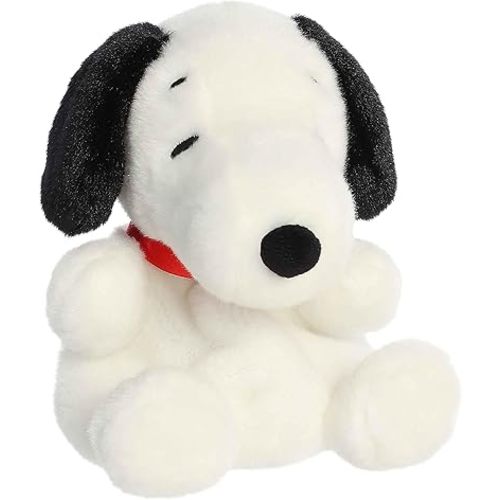 Aurora® Timeless Peanuts® Palm Pals™ Snoopy Stuffed Animal - Classic Characters - Lasting Memories - White 5 Inches