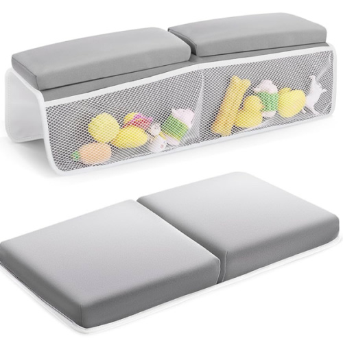 Baby Bath Kneeler and Elbow Rest Pad Set, Bathtub Kneeling Pad, Baby Accessories for Bath, Relieve Your Knees and Elbows