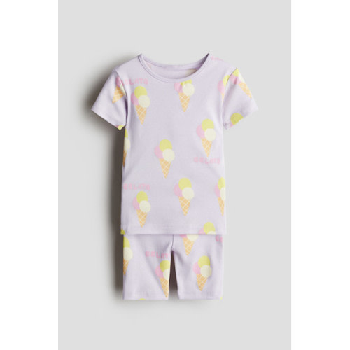 Snug Fit Printed Cotton Pajamas