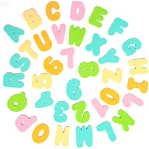 Tub Cubby Safe & Soft ABC 123 Foam Bath Letters & Numbers - Magically Stick On Wet Walls + Bonus Rubber Duck | Spell & Count Educational Alphabet Kids Bathtub Play Set - Extra 44 Pack