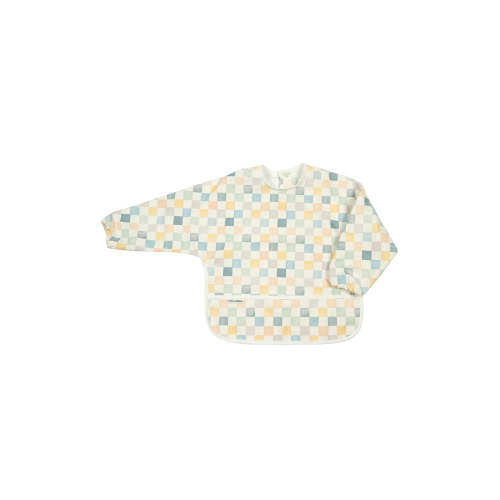 Loulou Lollipop Long Sleeve Waterproof Bib - Ditsy Floral - Momease Baby Boutique