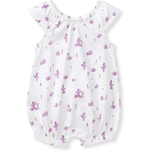 Burt's Bees Baby Baby Girls Bubble Romper, 100% Organic Cotton One-piece Bubble Shortall and Layette Set Girl Outfit