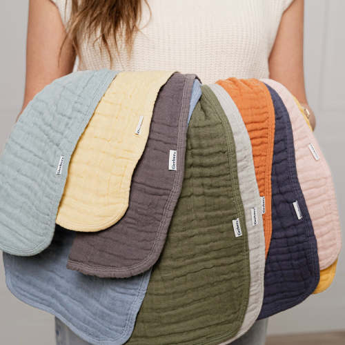 6-Pack Baby Neutral Teal Muslin Burp Cloths – Gerber Childrenswear