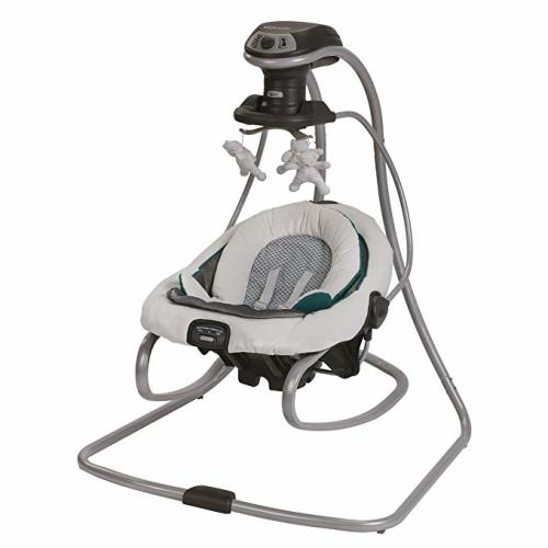 Graco DuetSoothe Baby Swing and Rocker, Sapphire