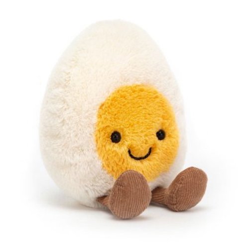 JELLYCAT 5.9" Amuseables Happy Boiled EggSoft Plush Toy, Cuddly and Soft Stuffed Animals Plush Toys Doll Amuseables Happy Boiled Egg, Birthday Gift for Kids and Valentine's Day gift, Age 3+