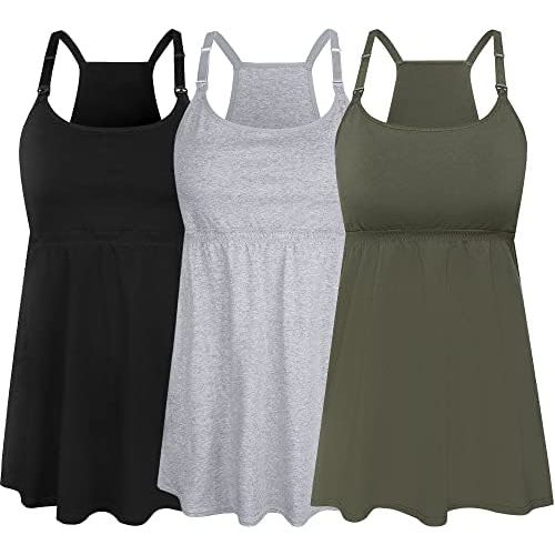 SUIEK Women's Nursing Tank Top Size Small