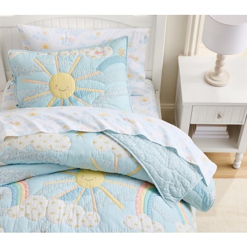 Heritage Sunshine Rainbows Twin Quilt