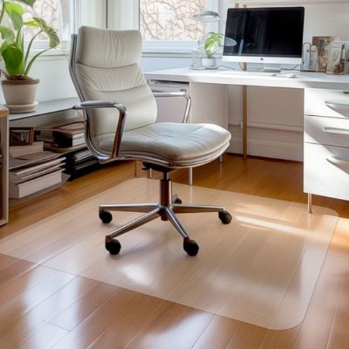 Yescom 48"x36" Clear Rectangle Pvc Floor Mat Protector