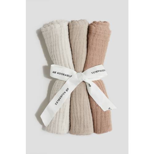 3-PACK SMALL MUSLIN CLOTHS