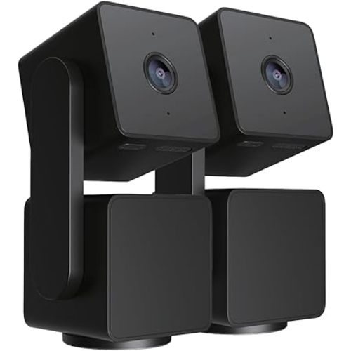 WYZE Cam Pan v3 Indoor/Outdoor IP65 1080P 360° Pan/Tilt/Zoom WiFi Smart Home Security Camera, Motion Tracking for Baby/Pet, Color Night Vision, Works with Alexa&Google Assistant, Free Expert Setup