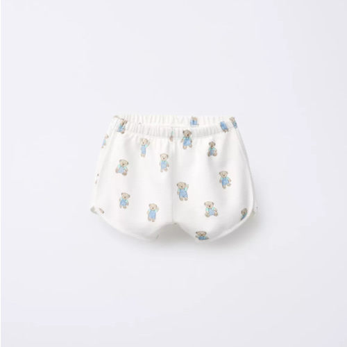 TEDDY BEAR SHORTS - Oyster-white | ZARA Canada