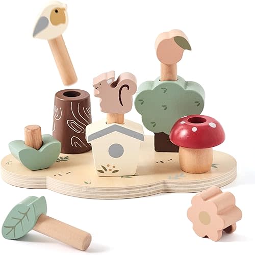 Pop Up Toy Color Sorting Wooden Toys | STEM Montessori Toys Color Matching Toys for Toddlers | Preschool Learning Educational Toys Birthday Gifts for Kids Boys Girls Ages 12 Months+