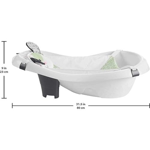 Fisher-Price Baby to Toddler Bath 4-in-1 Sling ‘n Seat Tub with Removable Infant Support and 2 Toys, Puppy Perfection